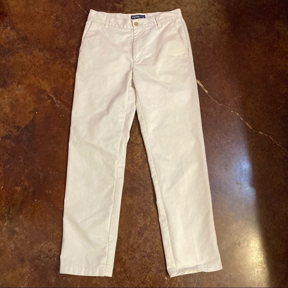 Men’s Izod Khaki/Stone Dress Pants - Picture 1 of 2